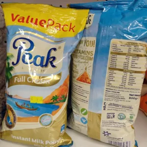 Peak Full-Cream Instant Milk Powder Value Pack 900g